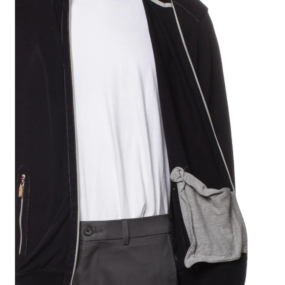 Brunello Cucinelli Mock Neck Long Sleeve Cardigan